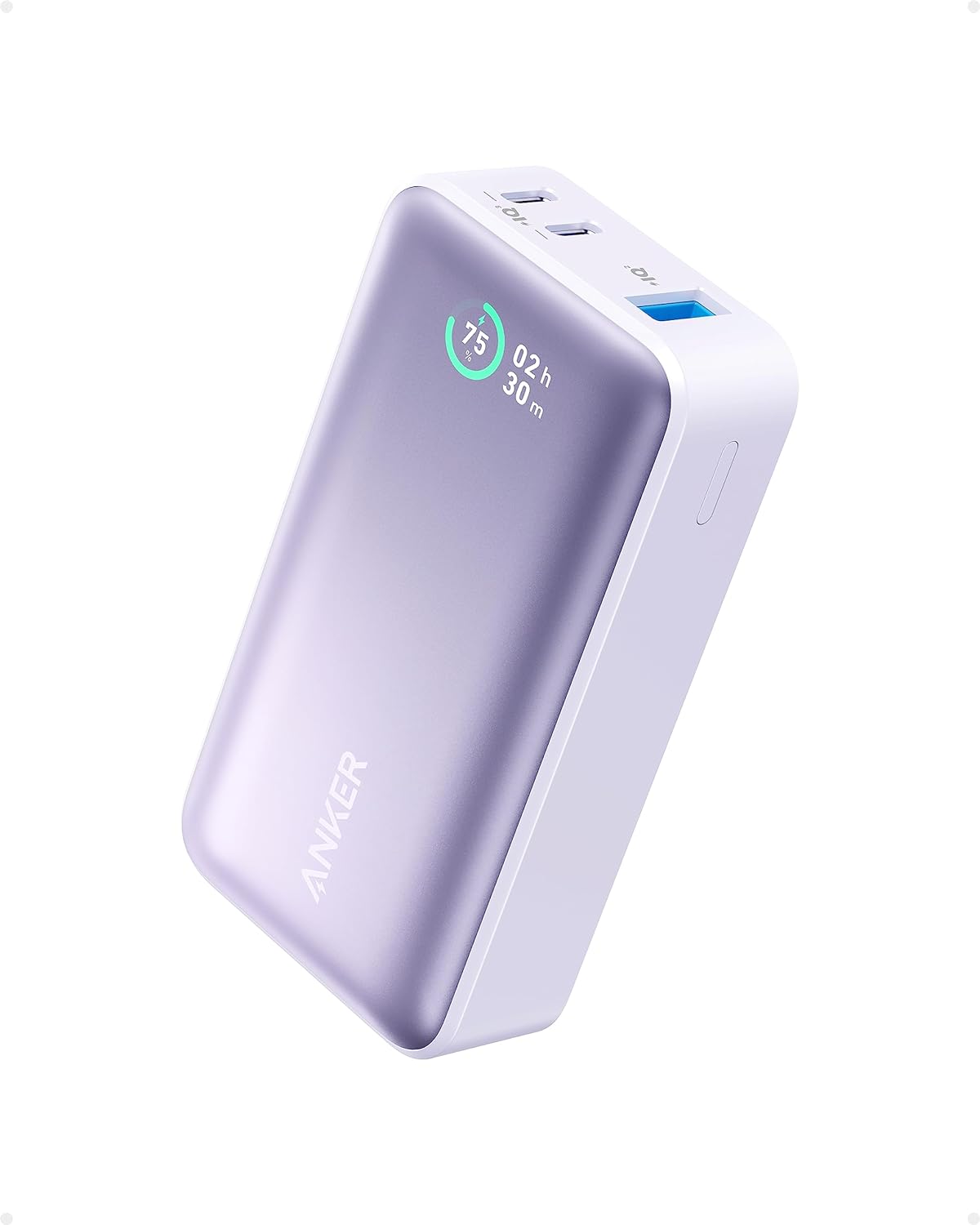 Anker Power Bank 533 Power IQ 3.0 Portable Charger with PD 30W , 10,000mAh Power Bank Anker Power Bank 533 Power IQ 3.0 Portable Charger with PD 30W , 10,000mAh Power Bank